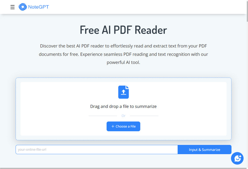 notegpt main interface