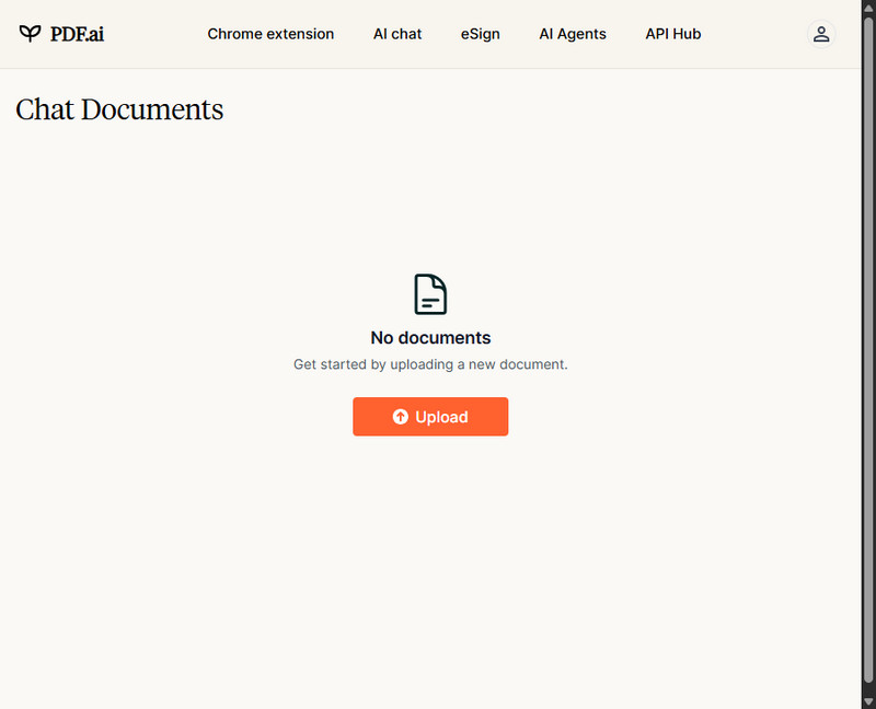 pdf.ai main interface