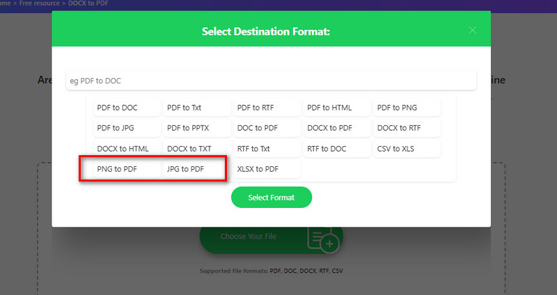 convert screenshot to pdf using acethinker pdf converter