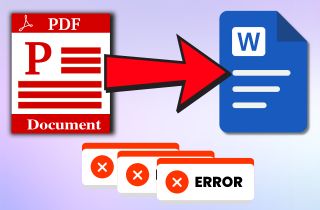 Solve the PDF Not Converting to Word Correctly Problem