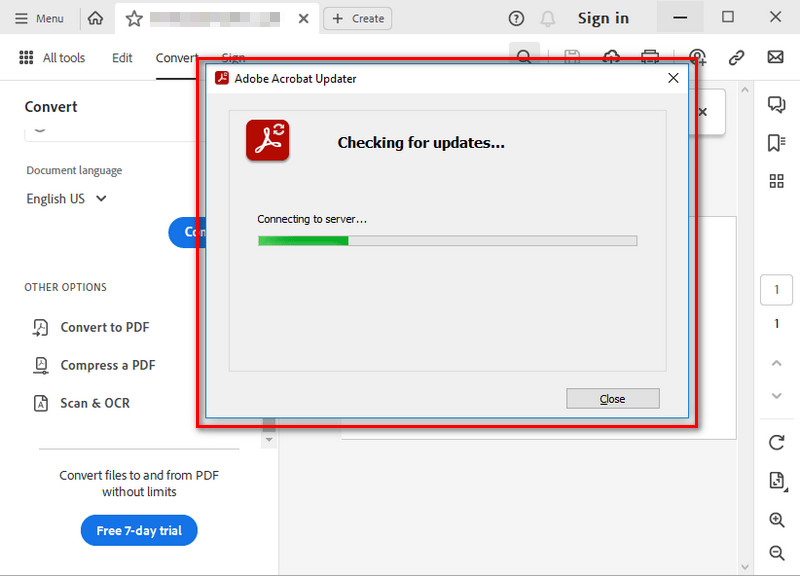 update the pdf tool you are using