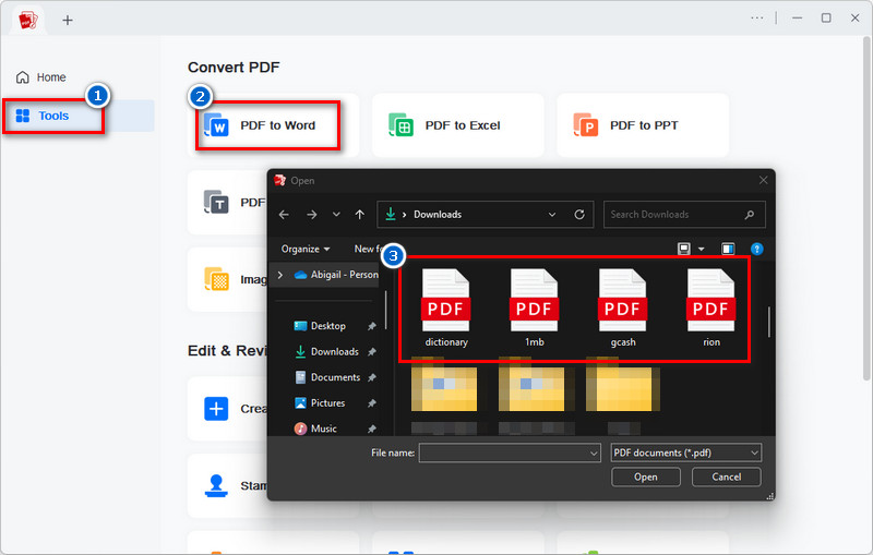 upload pdf file