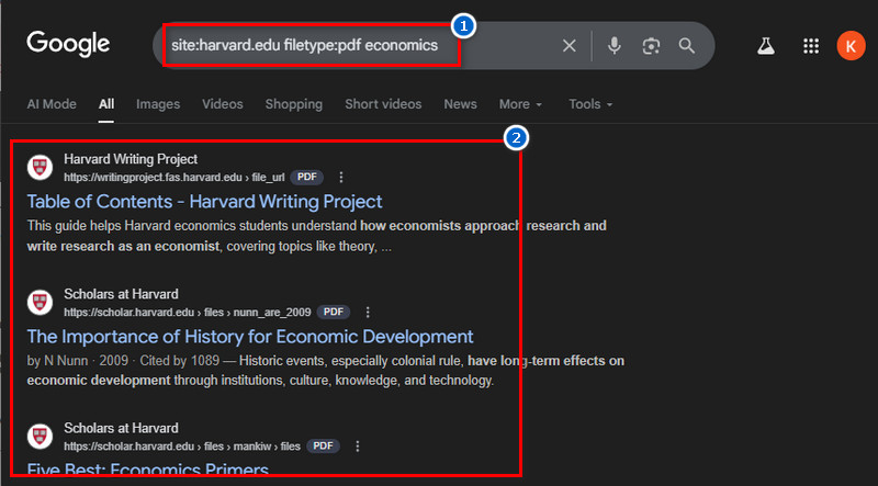 type keyword with the operators