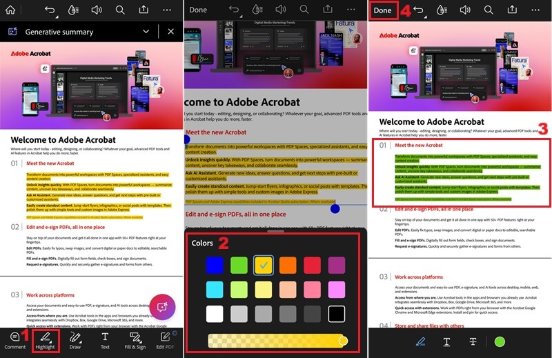 change highlight color